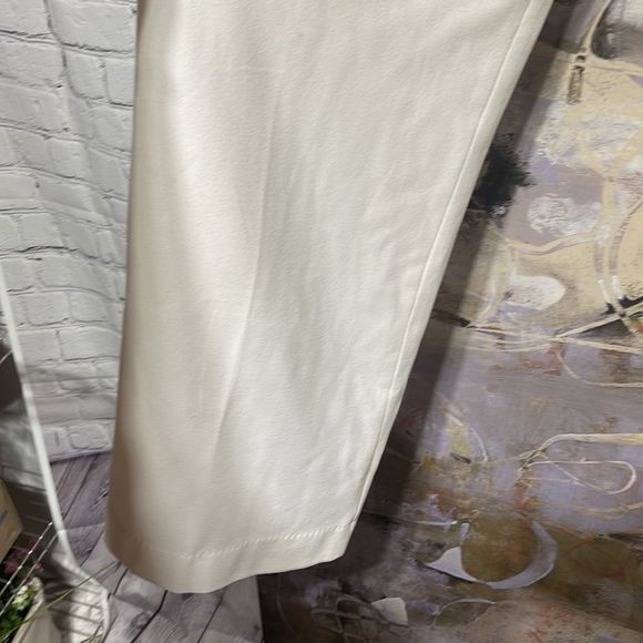 Classic Cream Wide Leg Side Zip Pant 8 Ellen Tracy - Picture 9 of 12